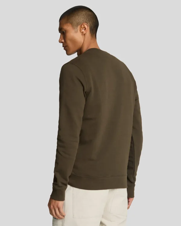 Lyle & Scott Grundlegendes | Sweatshirts<Sweatshirt mit Rundhalsausschnitt Olive