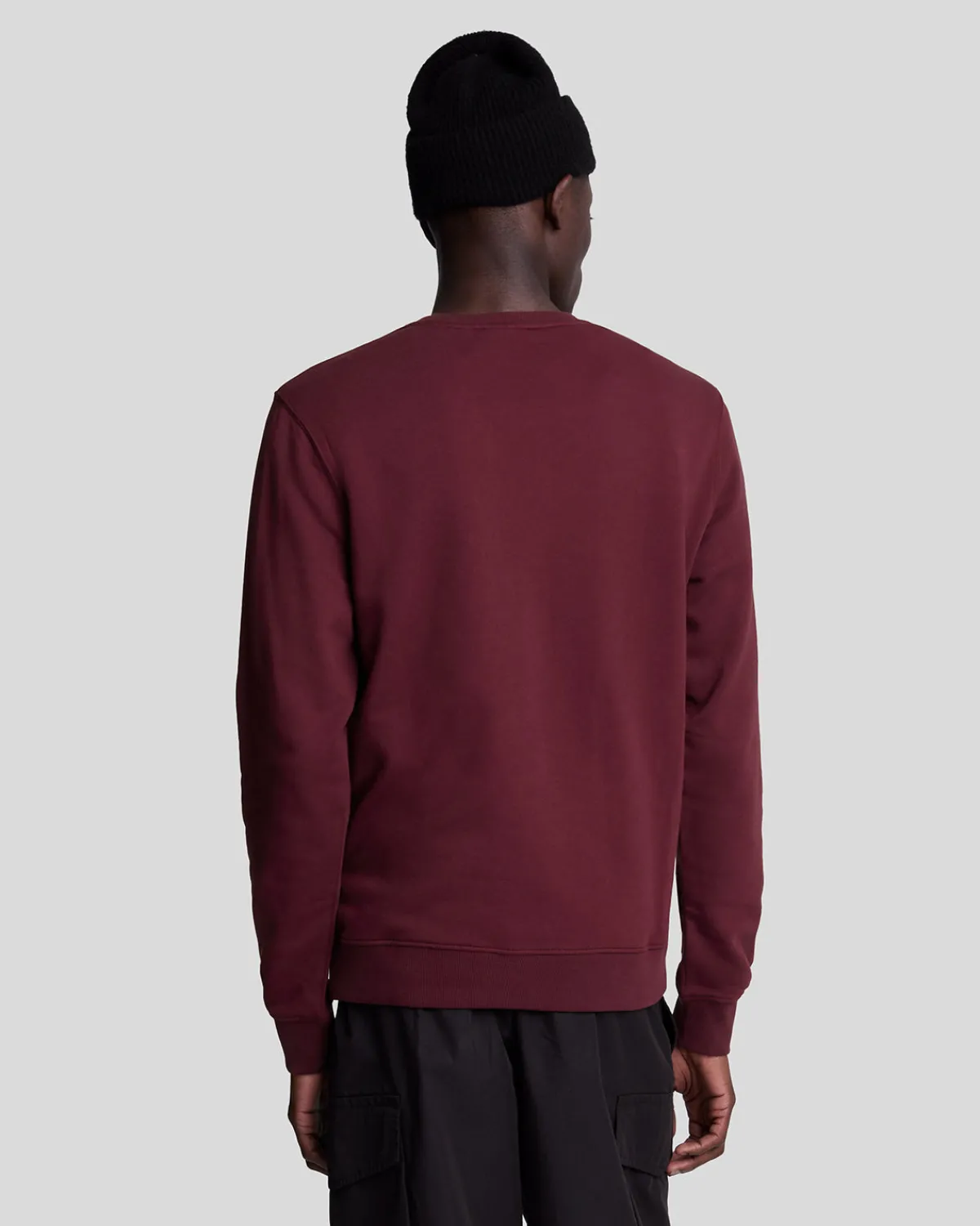 sweatshirt_mit_rundhalsausschnitt_2-6.webp Lyle & Scott Grundlegendes | Sweatshirts<Sweatshirt mit Rundhalsausschnitt Burgund