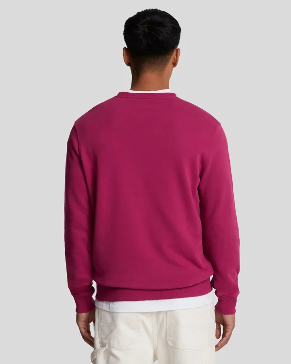 Lyle & Scott Vermächtnis | Sweatshirts<Sweatshirt mit Rundhalsausschnitt ReicherBurgunder