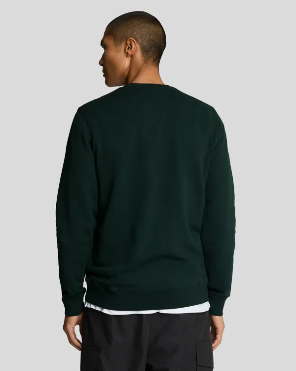 Lyle & Scott Grundlegendes | Sweatshirts<Sweatshirt mit Rundhalsausschnitt Dunkelgrün