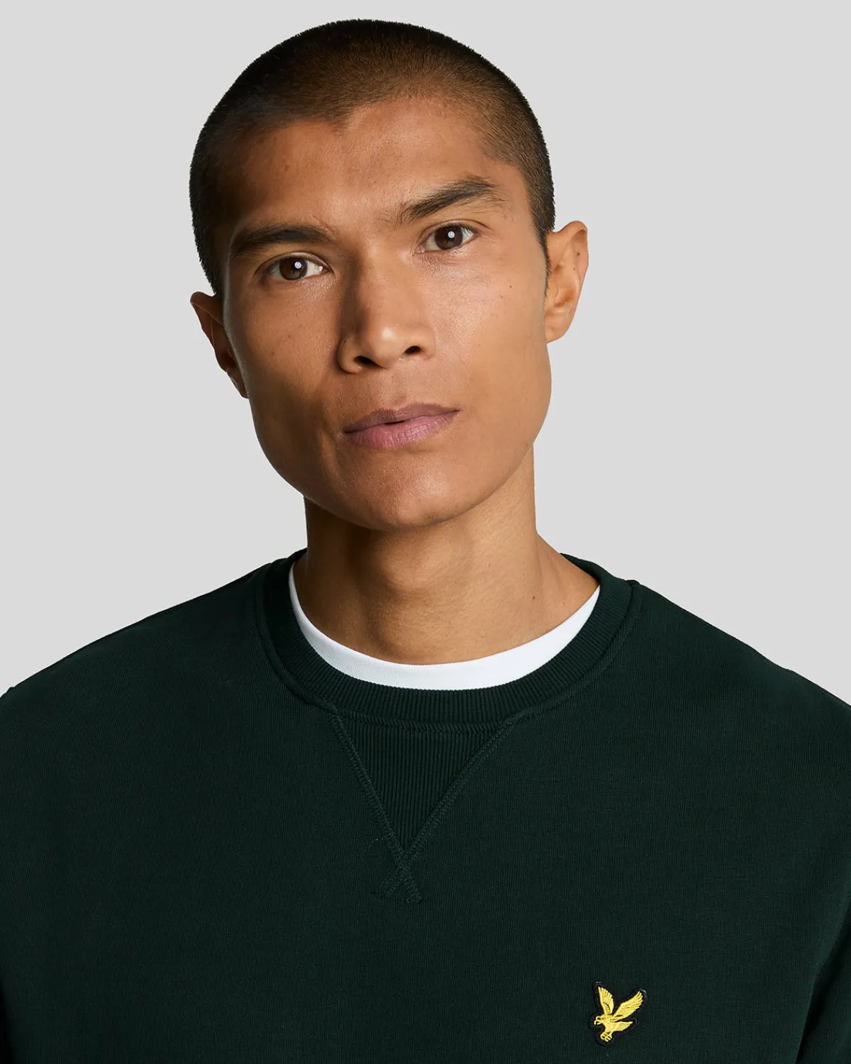 sweatshirt_mit_rundhalsausschnitt_3-7.webp Lyle & Scott Grundlegendes | Sweatshirts<Sweatshirt mit Rundhalsausschnitt Dunkelgrün