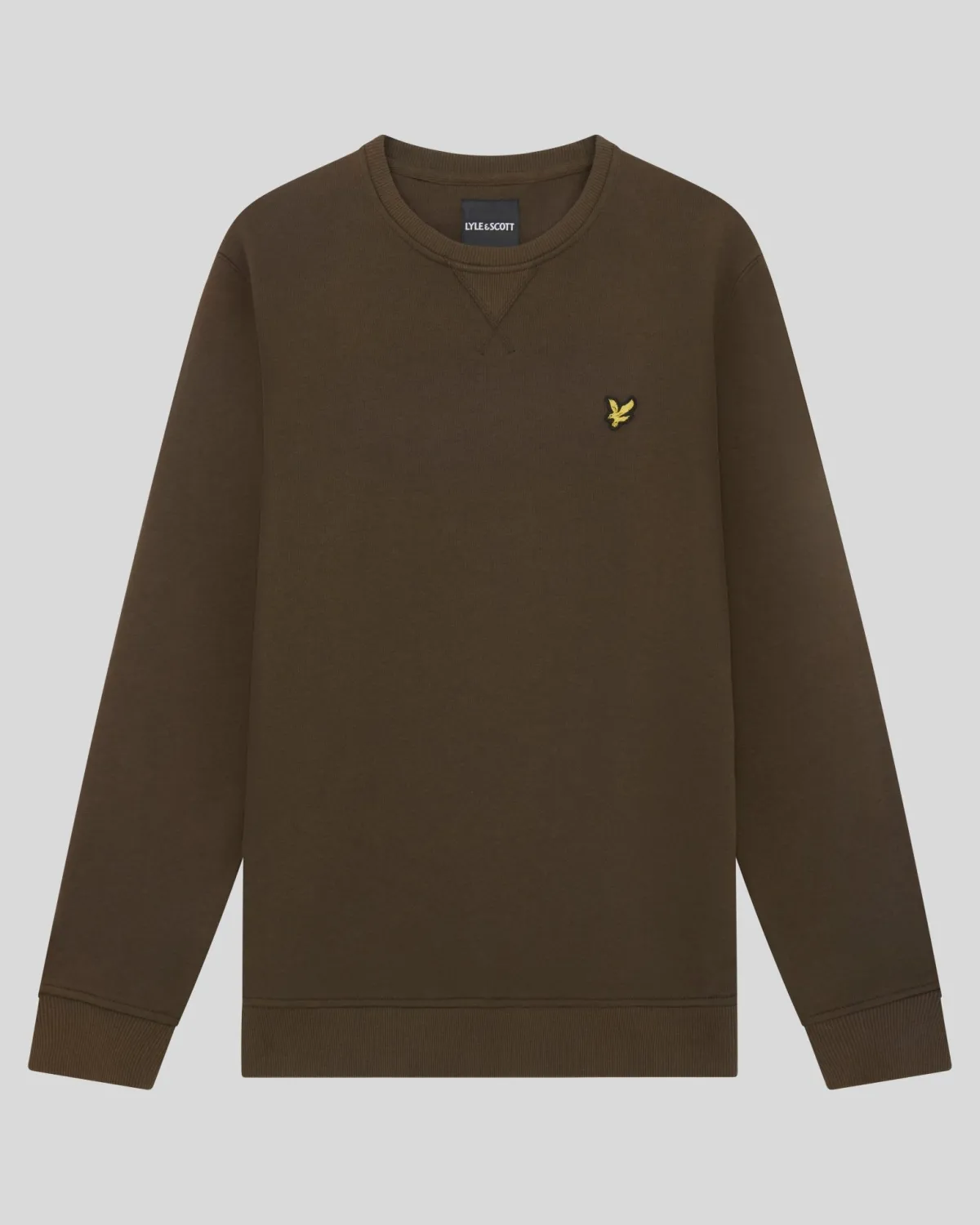 sweatshirt_mit_rundhalsausschnitt_4-3.webp Lyle & Scott Grundlegendes | Sweatshirts<Sweatshirt mit Rundhalsausschnitt Olive