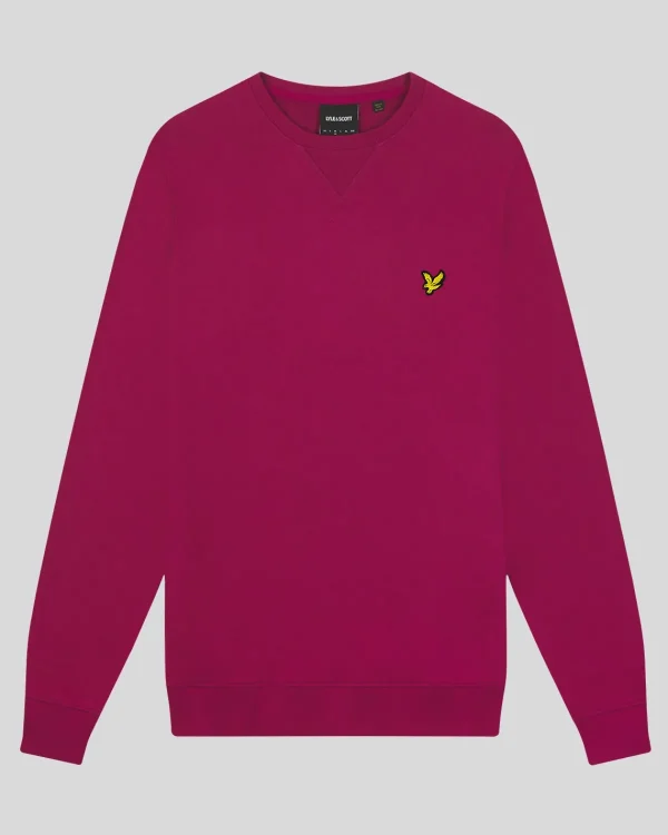 Lyle & Scott Vermächtnis | Sweatshirts<Sweatshirt mit Rundhalsausschnitt ReicherBurgunder