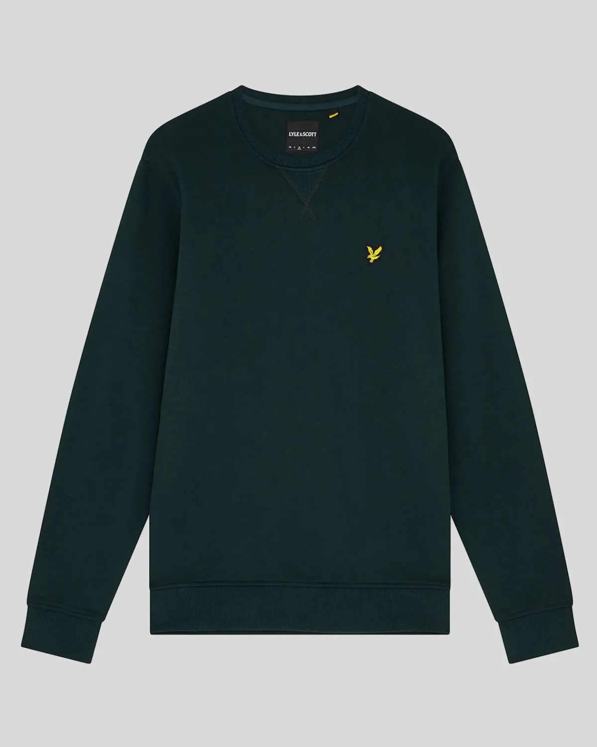 sweatshirt_mit_rundhalsausschnitt_4-7.webp Lyle & Scott Grundlegendes | Sweatshirts<Sweatshirt mit Rundhalsausschnitt Dunkelgrün