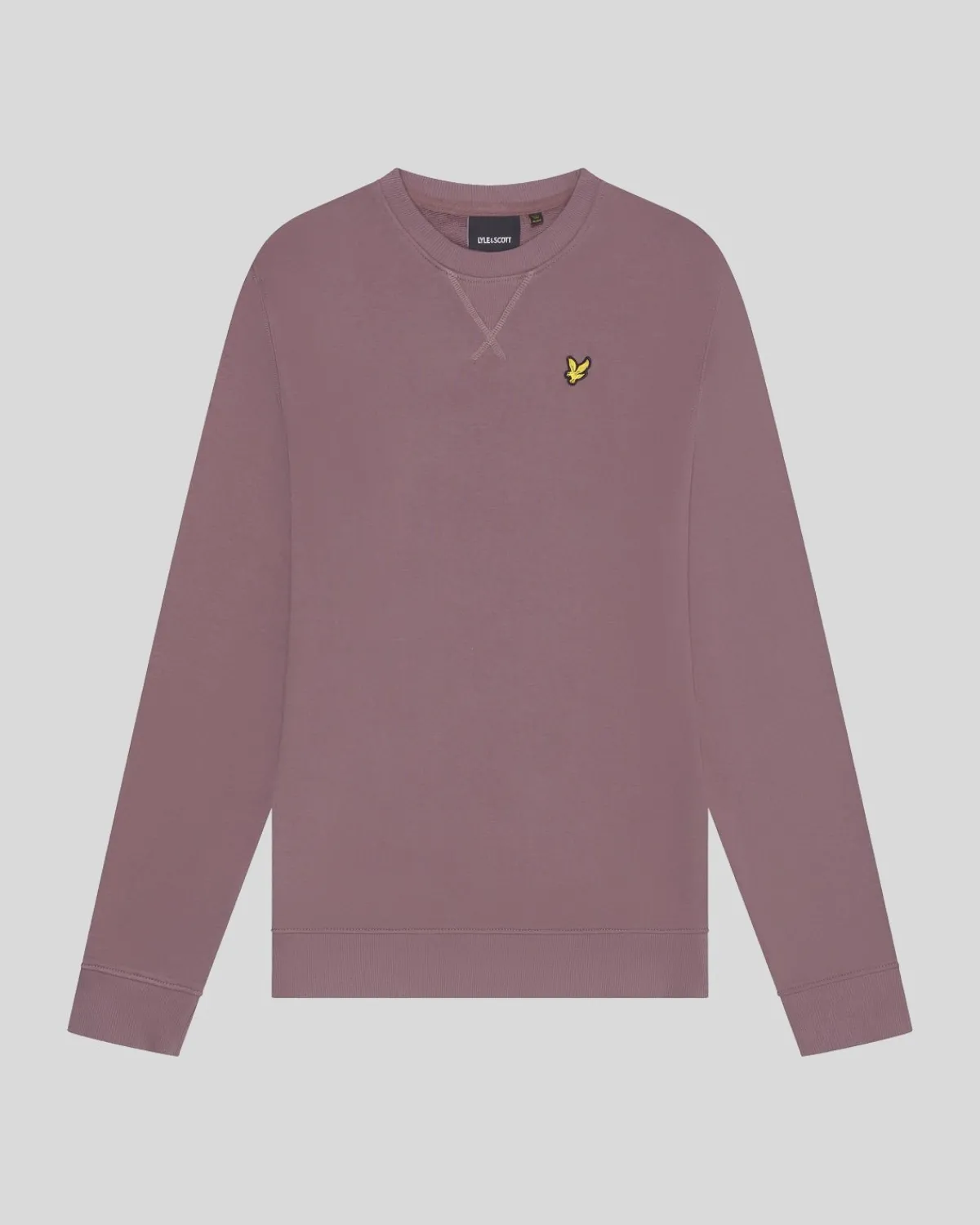 sweatshirt_mit_rundhalsausschnitt_4-9.webp Lyle & Scott Sweatshirts<Sweatshirt mit Rundhalsausschnitt HighlandMauve
