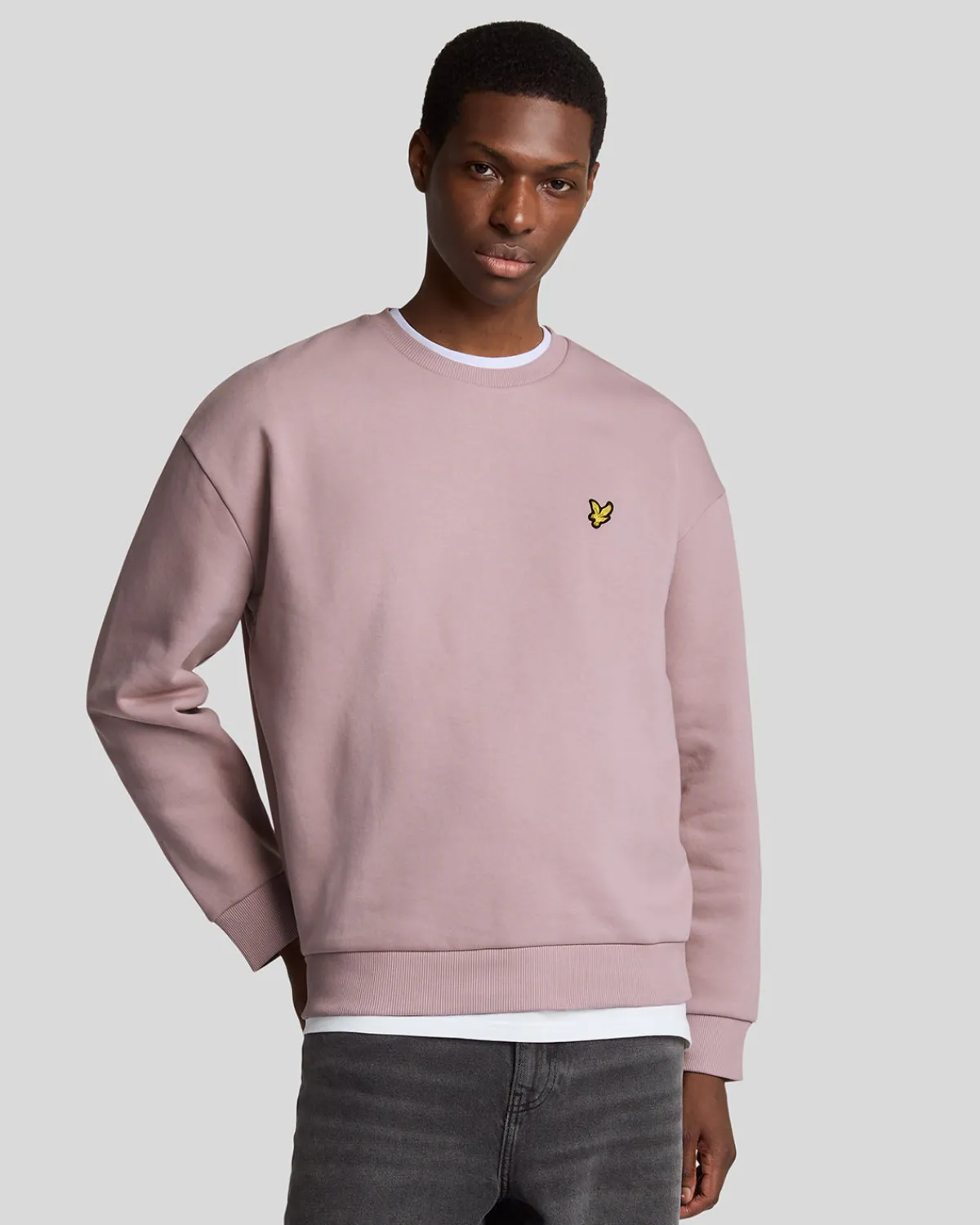 sweatshirt_mit_rundhalsausschnitt_in_bergre_0.webp Lyle & Scott Vermächtnis | Sweatshirts<Sweatshirt mit Rundhalsausschnitt in Übergröße FieldThistle