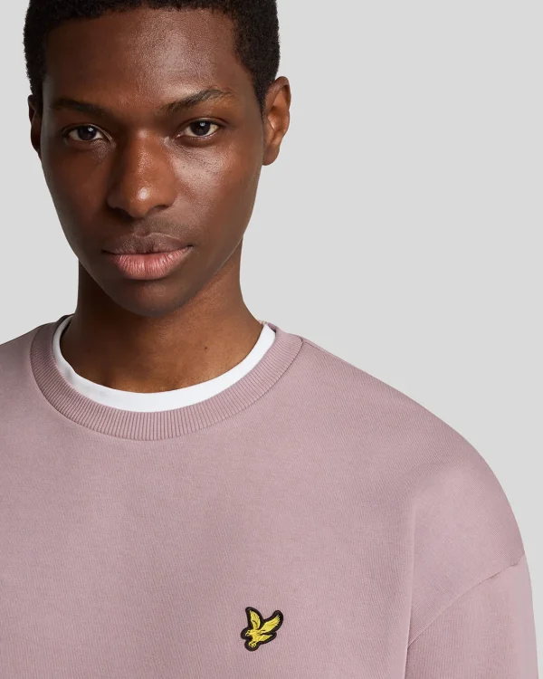 Lyle & Scott Vermächtnis | Sweatshirts<Sweatshirt mit Rundhalsausschnitt in Übergröße FieldThistle