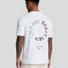 Lyle & Scott Groß & Groß | Übergrößen<Tartan Heritage Grafik T-Shirt White