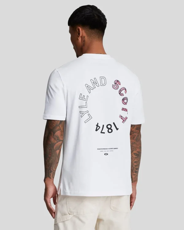 Lyle & Scott Groß & Groß | Übergrößen<Tartan Heritage Grafik T-Shirt White