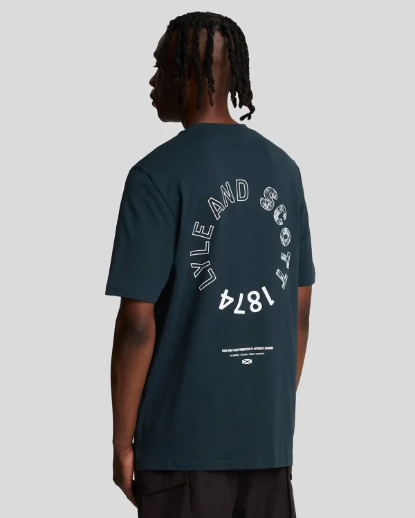 Lyle & Scott Groß & Groß | Übergrößen<Tartan Heritage Grafik T-Shirt DarkNavy