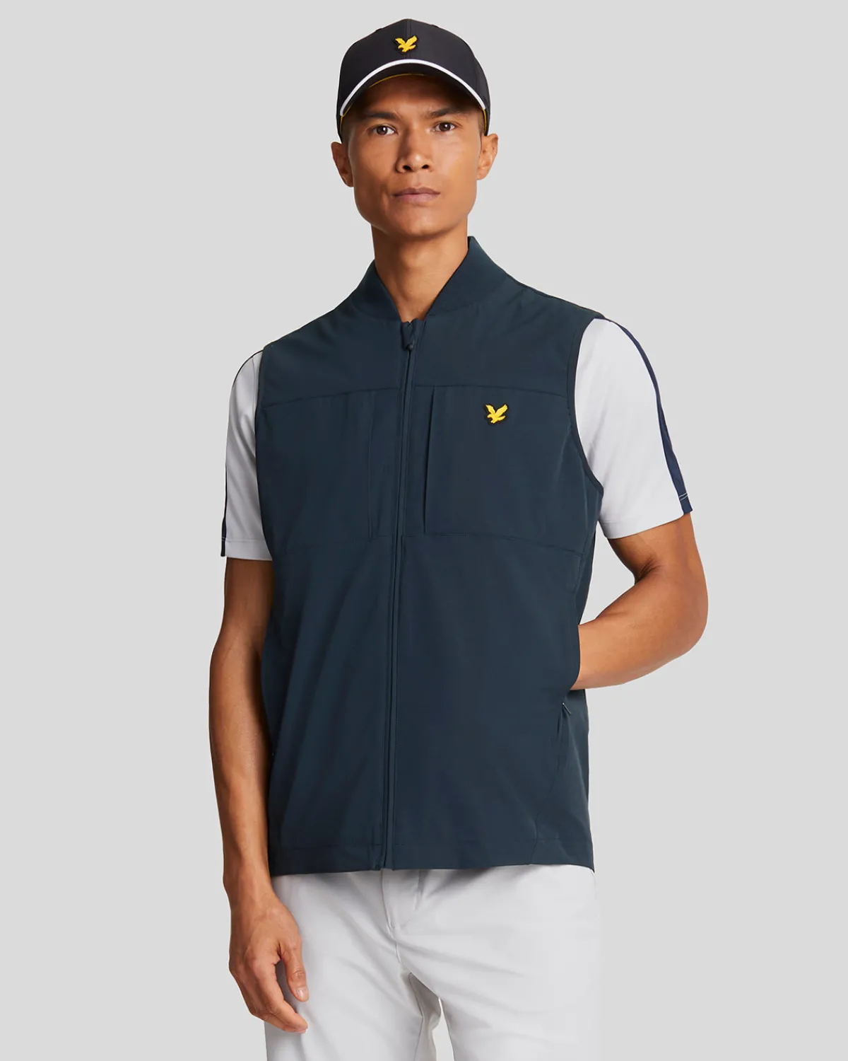 technisches_golf_gilet_0.webp Lyle & Scott Golf<Technisches Golf Gilet DarkNavy