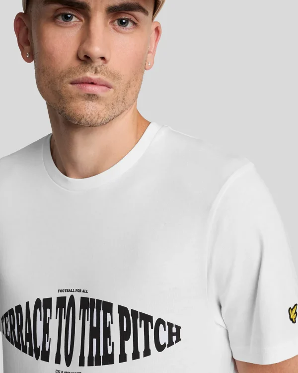 Lyle & Scott Vermächtnis | T-shirts<Terrassen Grafik T-Shirt White