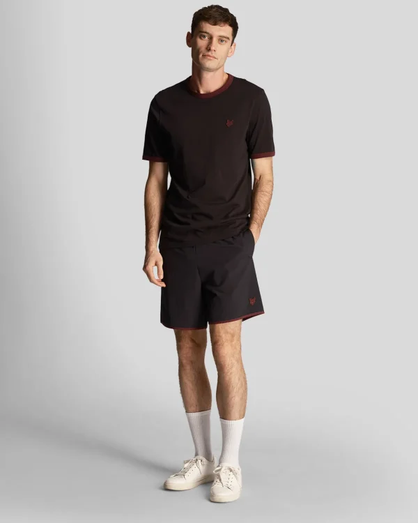 Lyle & Scott Kurze Hosen<Tonal Badeshorts Pechschwarz
