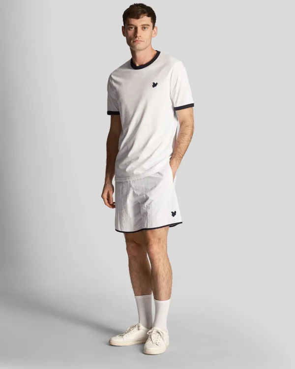 Lyle & Scott Kurze Hosen<Tonal Badeshorts Weiß
