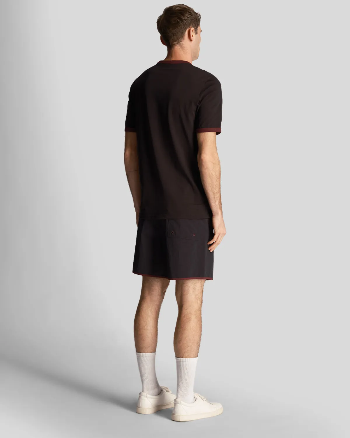 tonal_badeshorts_2-1.webp Lyle & Scott Kurze Hosen<Tonal Badeshorts Pechschwarz