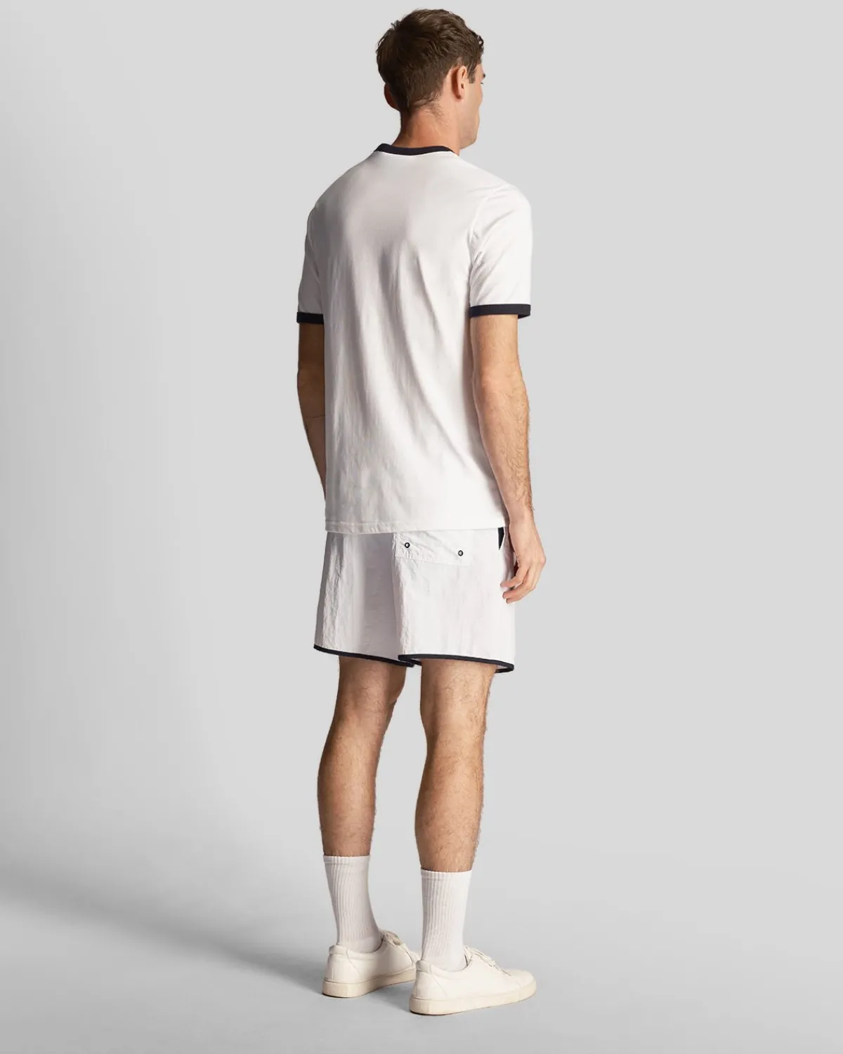 tonal_badeshorts_2.webp Lyle & Scott Kurze Hosen<Tonal Badeshorts Weiß