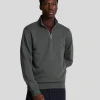 Lyle & Scott Reframed | Sweatshirts<Tonal Eagle 1/4 Reißverschluss Sweatshirt Gunmetal