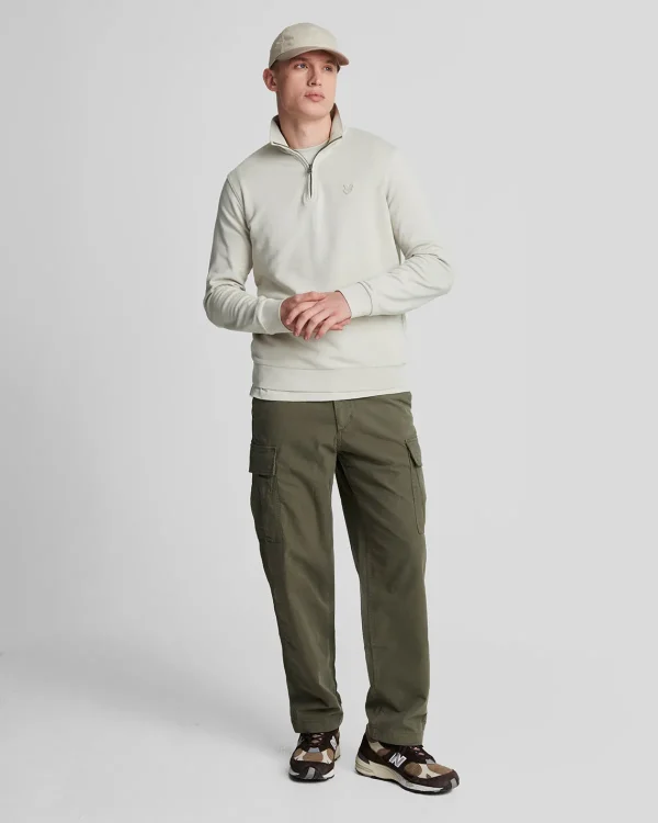 Lyle & Scott Sweatshirts<Tonal Eagle 1/4 Reißverschluss Sweatshirt Bucht