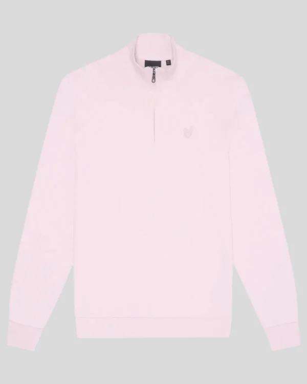 Lyle & Scott Reframed | Sweatshirts<Tonal Eagle 1/4 Reißverschluss Sweatshirt PinkSalt