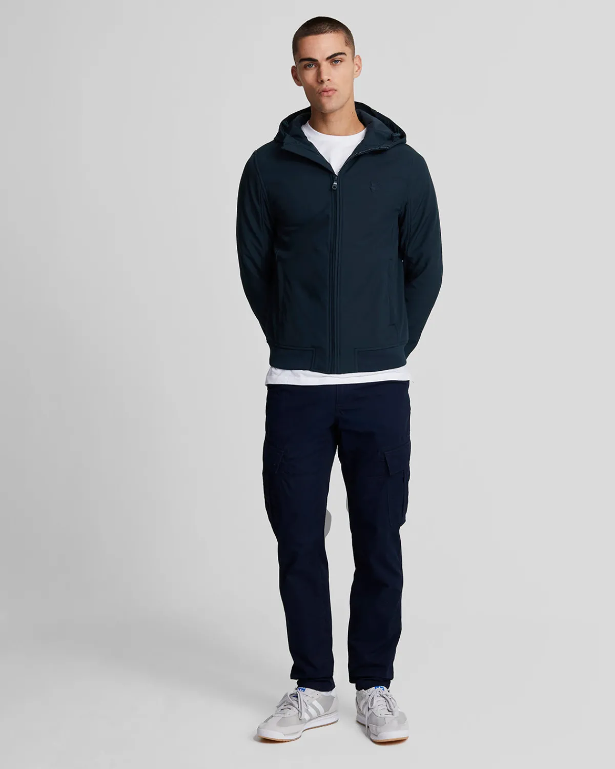tonal_eagle_fleece_rcken_softshell_jacke_1-1.webp Lyle & Scott Reframed | Mäntel & Jacken<Tonal Eagle Fleece Rücken Softshell Jacke DarkNavy
