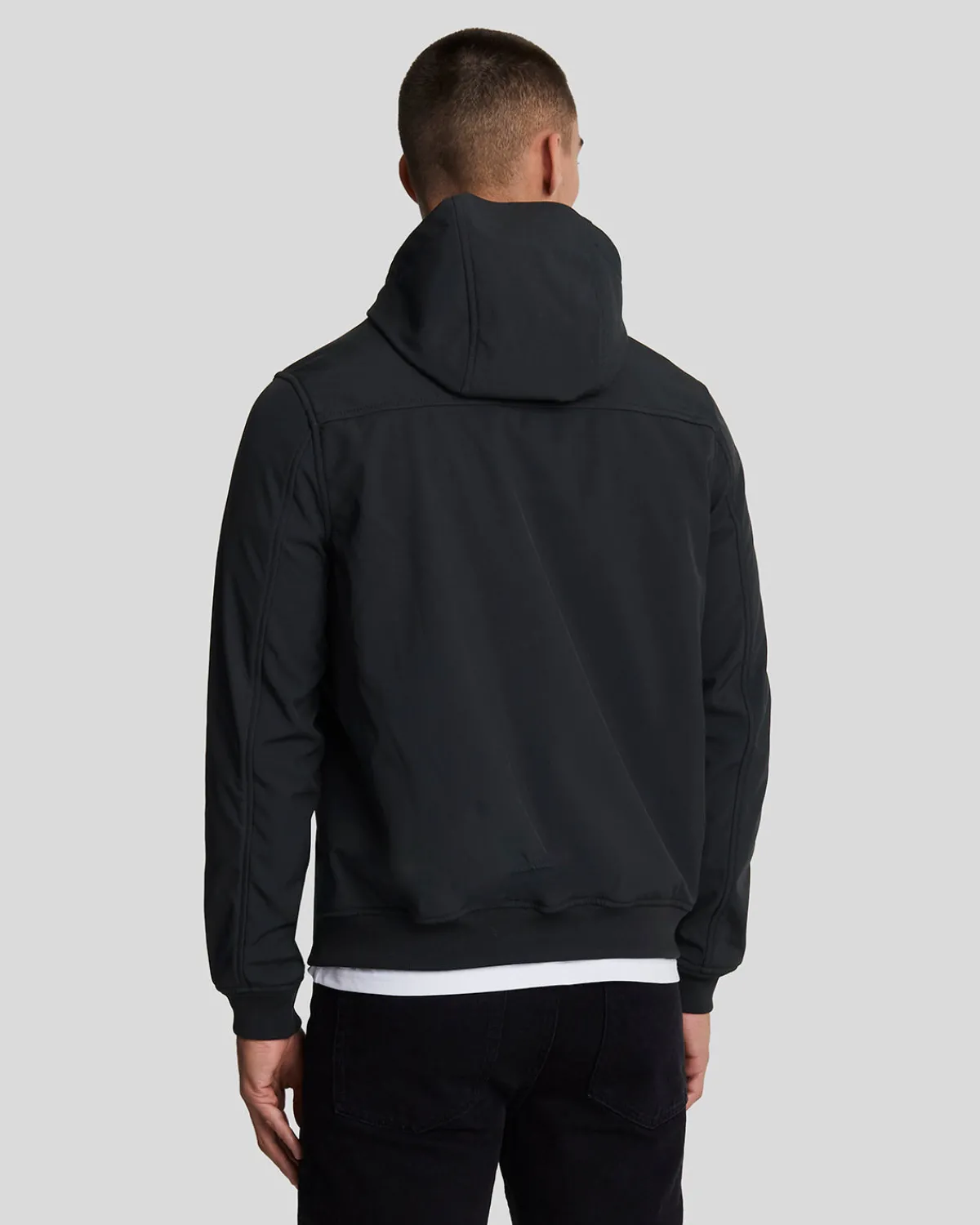 tonal_eagle_fleece_rcken_softshell_jacke_2.webp Lyle & Scott Reframed | Mäntel & Jacken<Tonal Eagle Fleece Rücken Softshell Jacke JetBlack