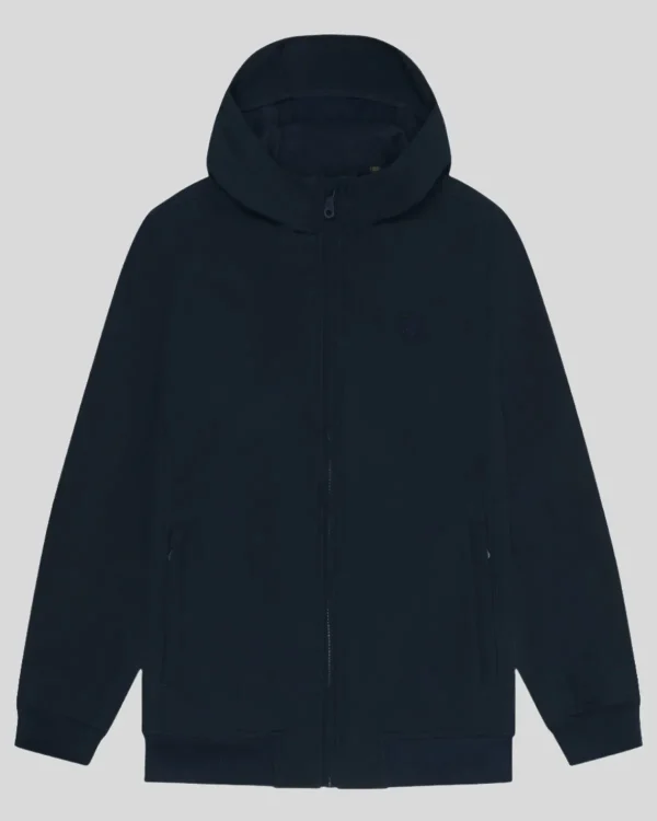 Lyle & Scott Reframed | Mäntel & Jacken<Tonal Eagle Fleece Rücken Softshell Jacke DarkNavy
