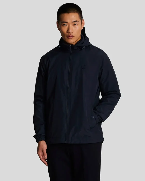 Lyle & Scott Mäntel & Jacken<Tonal Eagle Jacke mit Kapuze und Reißverschluss DarkNavy