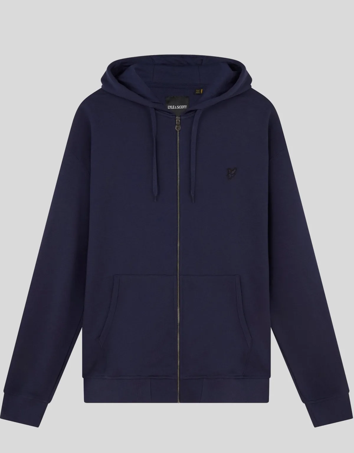 tonal_eagle_kapuzenpullover_mit_reiverschluss_4.webp Lyle & Scott Kapuzenpullover<Tonal Eagle Kapuzenpullover mit Reißverschluss DunkleMarine