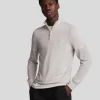 Lyle & Scott Reframed | Pullover & Strickwaren<Tonal Eagle Merino 1/4 Zip Pullover Cove