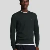 Lyle & Scott Reframed | Pullover & Strickwaren<Tonal Eagle Merino Rundhals-Pullover JetBlack