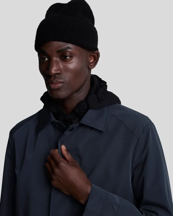 Lyle & Scott Mäntel & Jacken<Tonal Eagle Mittellanger Automantel DarkNavy