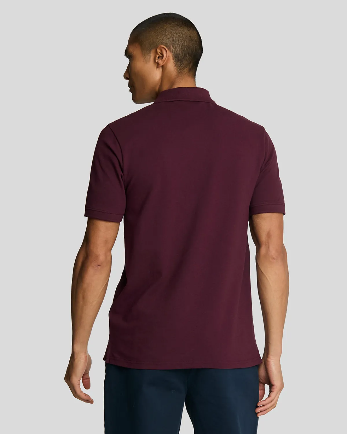 tonal_eagle_polohemd_2-1.webp Lyle & Scott Reframed | Polohemden<Tonal Eagle Polohemd Burgund
