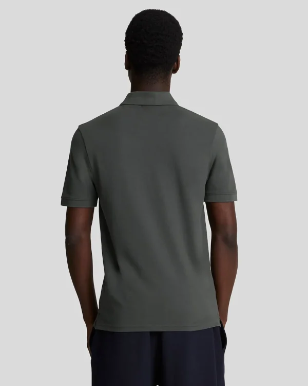 Lyle & Scott Reframed | Polohemden<Tonal Eagle Polohemd Gunmetal