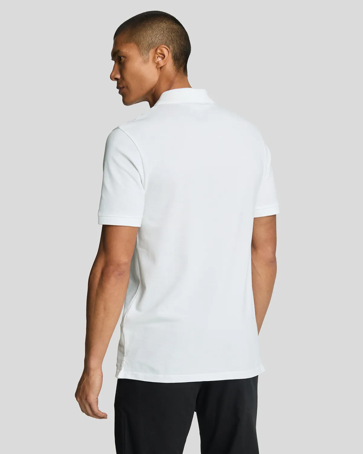 tonal_eagle_polohemd_2.webp Lyle & Scott Reframed | Polohemden<Tonal Eagle Polohemd Weiß
