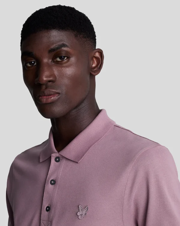 Lyle & Scott Reframed | Polohemden<Tonal Eagle Polohemd MountainThistle