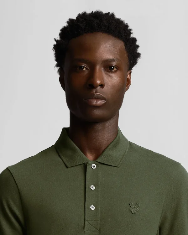 Lyle & Scott Polohemden<Tonal Eagle Polohemd Olive