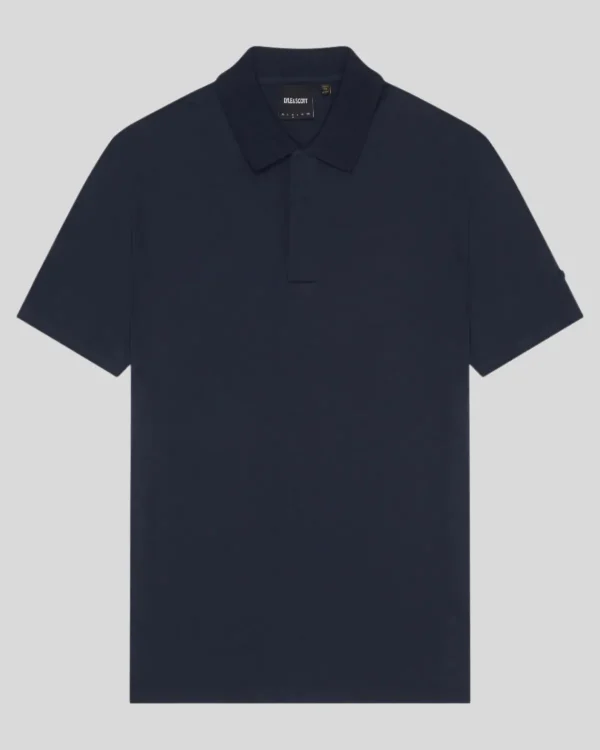 Lyle & Scott Reframed | Polohemden<Tonal Eagle Polohemd aus superfeiner Baumwolle DarkNavy
