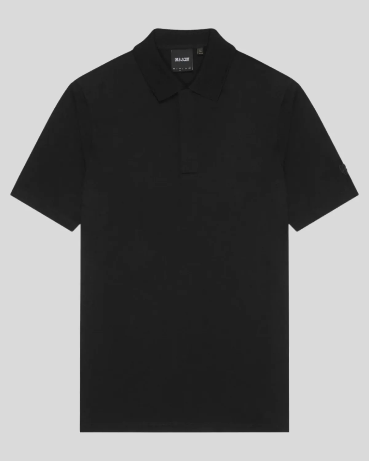 tonal_eagle_polohemd_aus_superfeiner_baumwolle_4-2.webp Lyle & Scott Reframed | Polohemden<Tonal Eagle Polohemd aus superfeiner Baumwolle JetBlack
