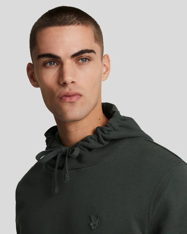 Lyle & Scott Reframed | Kapuzenpullover<Tonal Eagle Pullover Hoodie Gunmetal