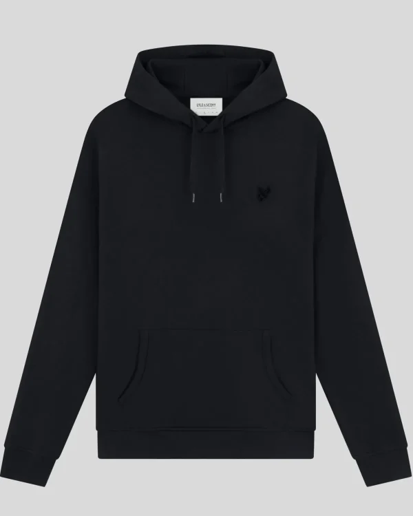 Lyle & Scott Reframed | Kapuzenpullover<Tonal Eagle Pullover Hoodie Pechschwarz