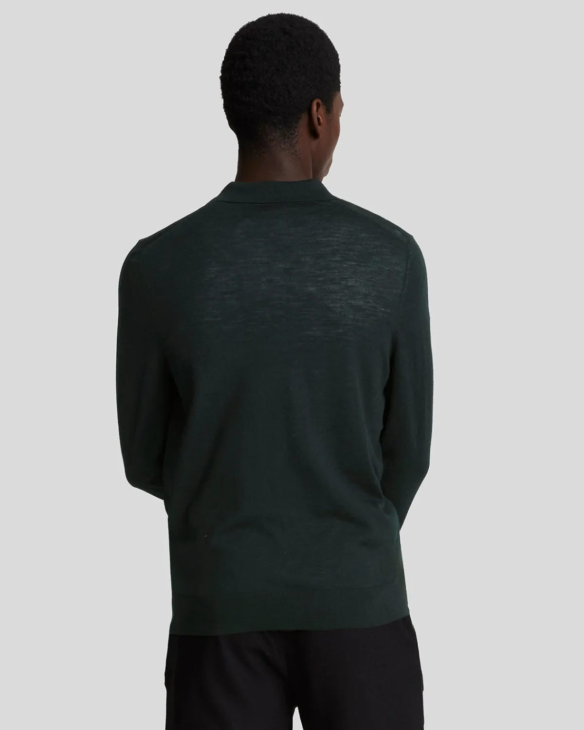 tonal_eagle_pullover_mit_kragen_aus_merino_2.webp Lyle & Scott Reframed<Tonal Eagle Pullover mit Kragen aus Merino JetBlack