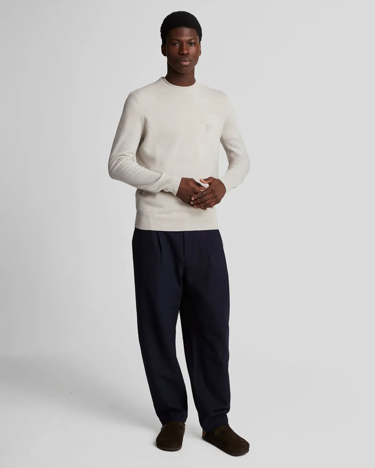 tonal_eagle_pullover_mit_rundhalsausschnitt_aus_lambswool_1-2.webp Lyle & Scott Reframed<Tonal Eagle Pullover mit Rundhalsausschnitt aus Lambswool Cove