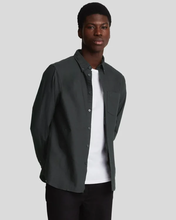 Lyle & Scott Reframed | Hemden<Tonal Eagle Schlichtes Oxford Hemd JetBlack