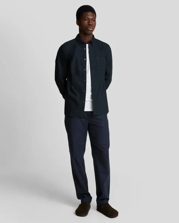 Lyle & Scott Reframed | Hemden<Tonal Eagle Schlichtes Oxford Hemd DarkNavy