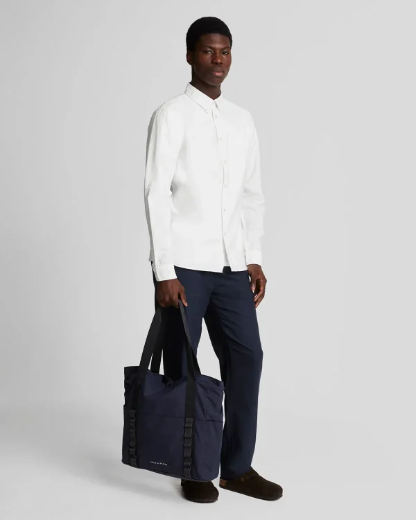 Lyle & Scott Hemden<Tonal Eagle Schlichtes Oxford Hemd White