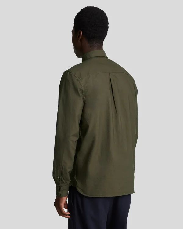 Lyle & Scott Reframed | Hemden<Tonal Eagle Schlichtes Oxford Hemd Olive