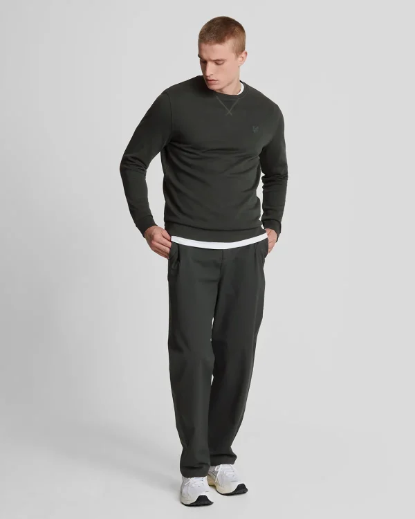 Lyle & Scott Reframed | Sweatshirts<Tonal Eagle Sweatshirt mit Rundhalsausschnitt Gunmetal
