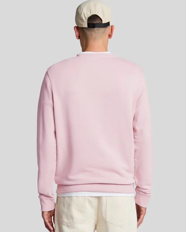 Lyle & Scott Reframed | Sweatshirts<Tonal Eagle Sweatshirt mit Rundhalsausschnitt PinkSalt