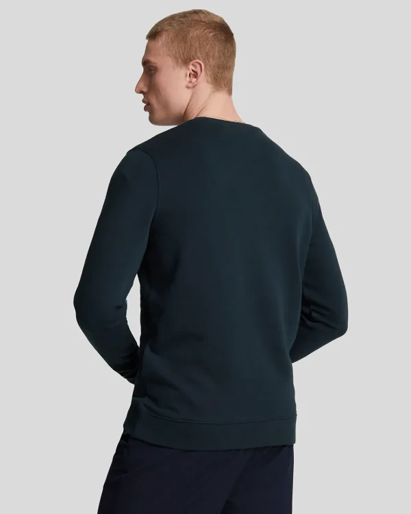 Lyle & Scott Reframed | Sweatshirts<Tonal Eagle Sweatshirt mit Rundhalsausschnitt DunkleMarine