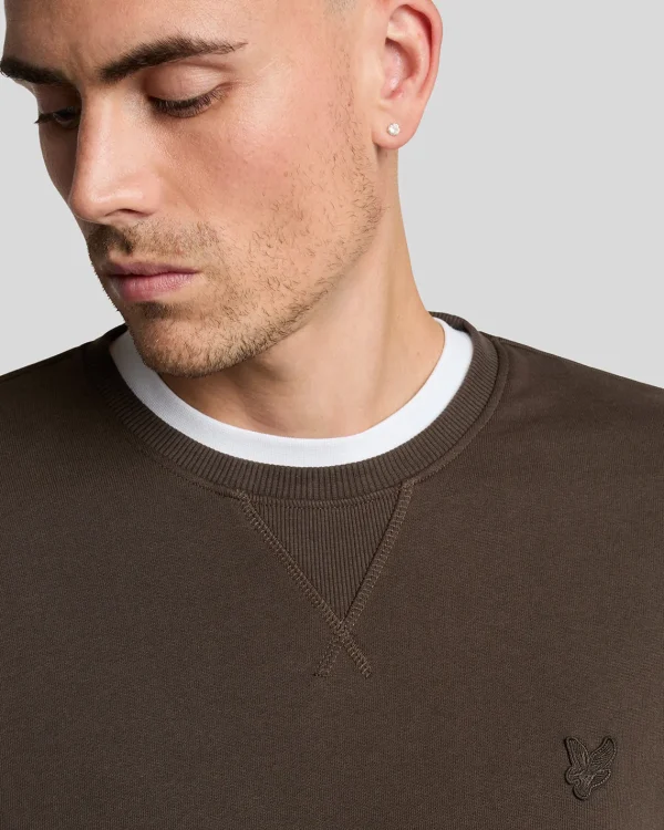 Lyle & Scott Reframed | Sweatshirts<Tonal Eagle Sweatshirt mit Rundhalsausschnitt FormGreen